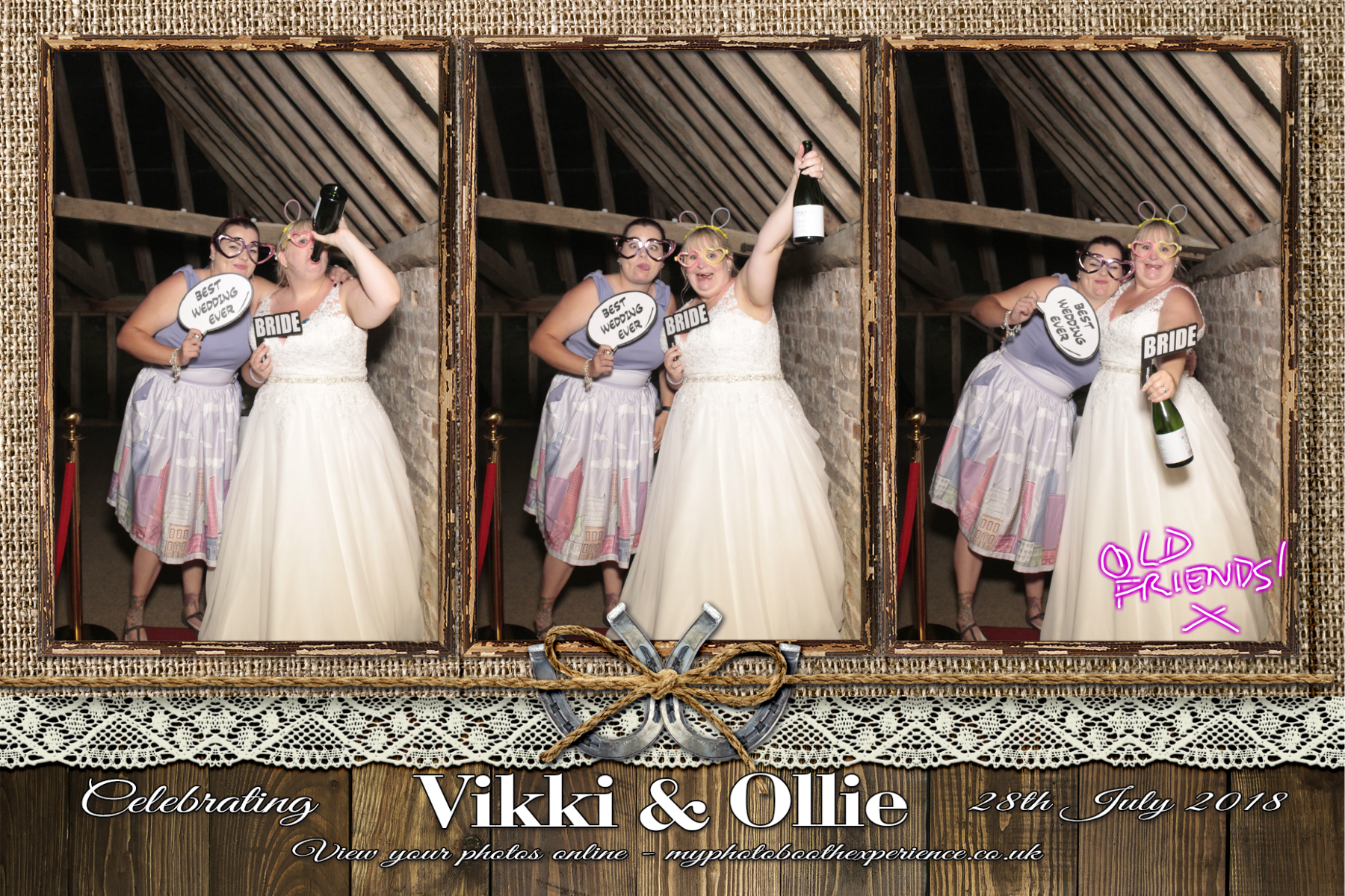 Vikki & Ollie's Wedding | View more photos from the event at gallery.myphotoboothexperience.co.uk/u/MyPhotoBoothExperienceLtd/Vikki-Ollies-Wedding
